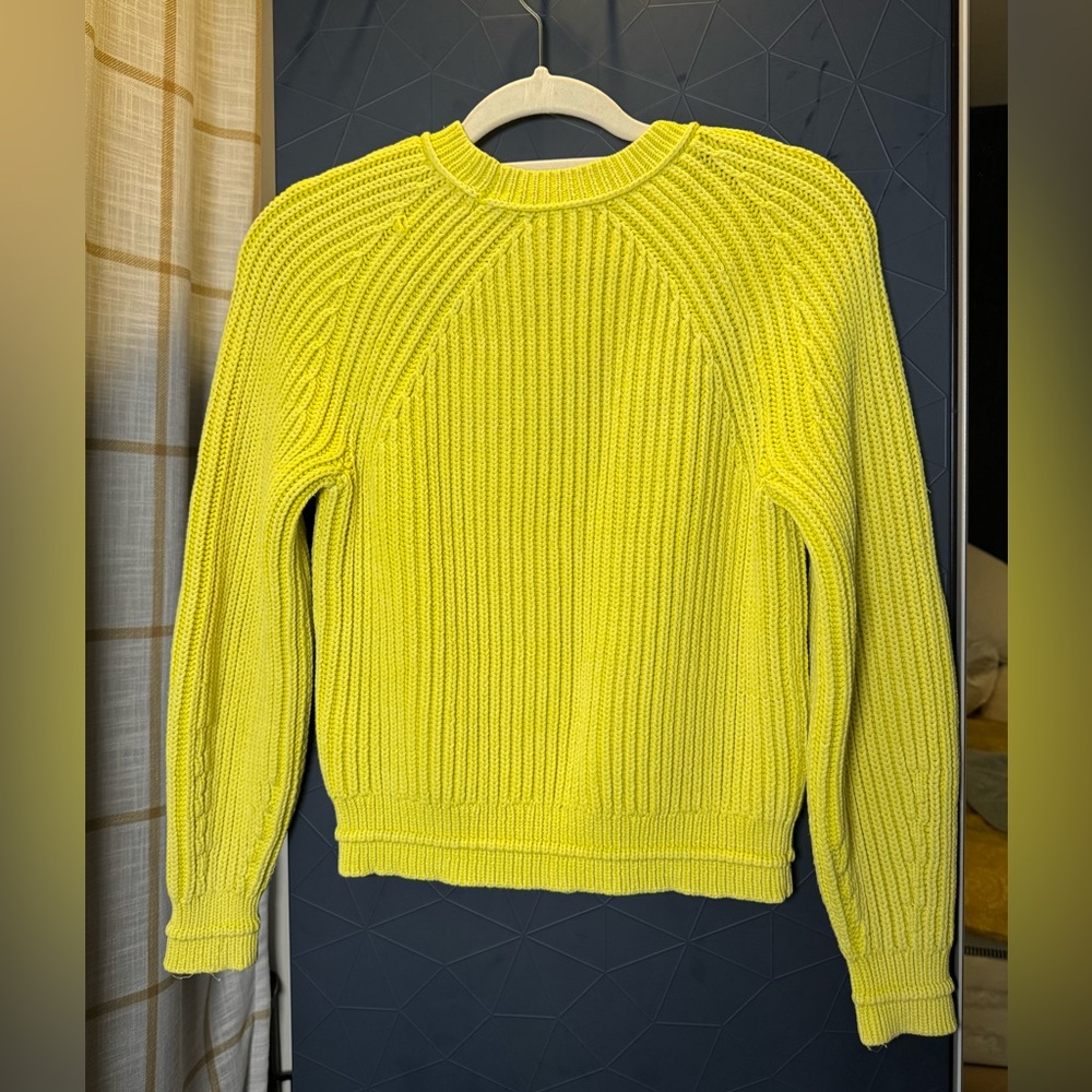 Jcrew Garment-washed crewneck sweater